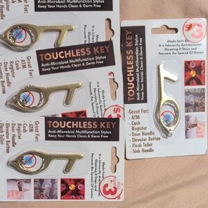 Gold Touchless Key Anti-Microbial Stylus